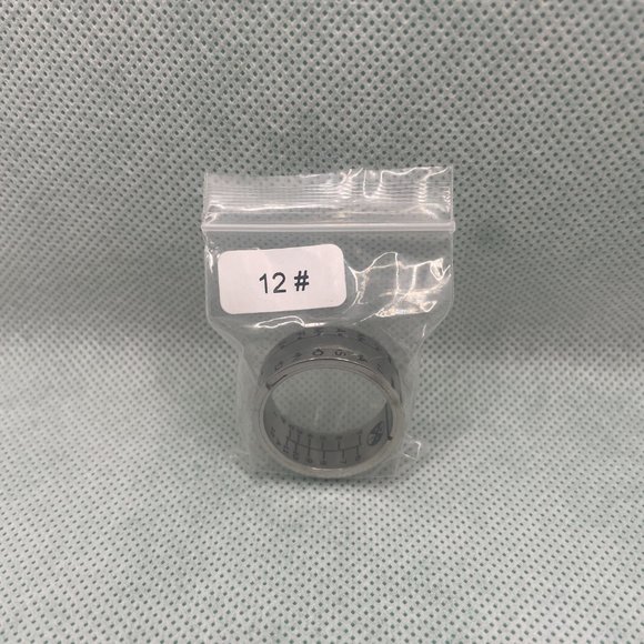 Carpe Diem Sundial Ring Silver Finish Size 12 - Picture 4 of 8